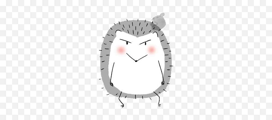 Mr Hedgehog Animated Stickers By Audrey Bagley - Cartoon Emoji,Hedgehog Emoji