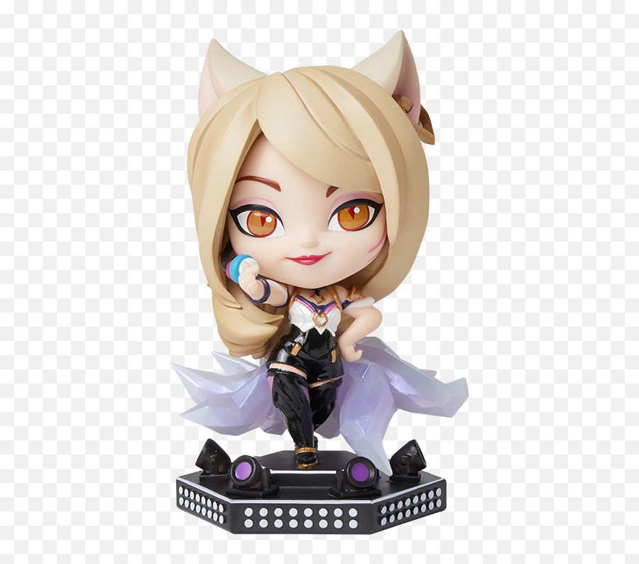 Pin Em For The Shwaaaaabesss - Ahri Kda Figure Emoji,League Of Legends Emojis