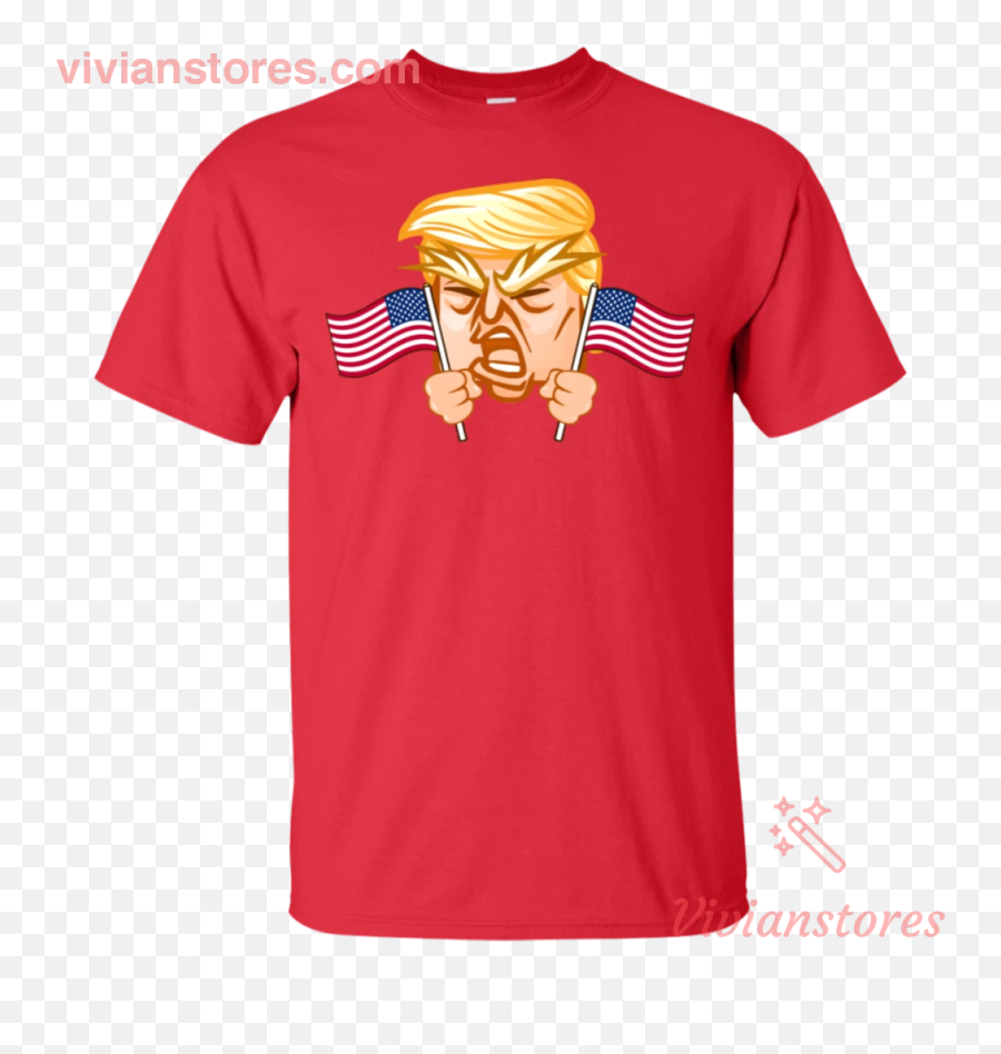 Trump Emoji Funny American Flag Patriotic T,Trump Emoji