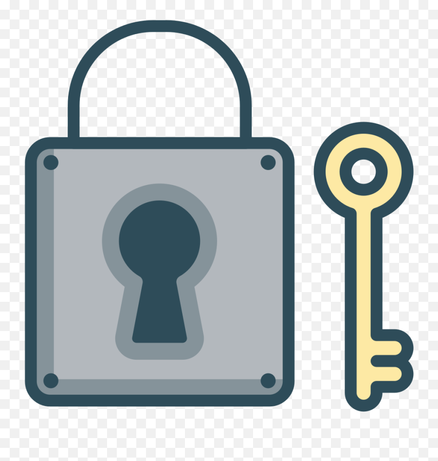 Key Lock Icon - Chave E Fechadura Png Emoji,Lock And Key Emoji