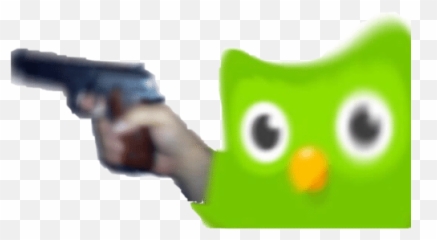 Duolingo Freetoedit - Sticker By Martina Duolingo Memes Emoji,Shooting Bird Emoji