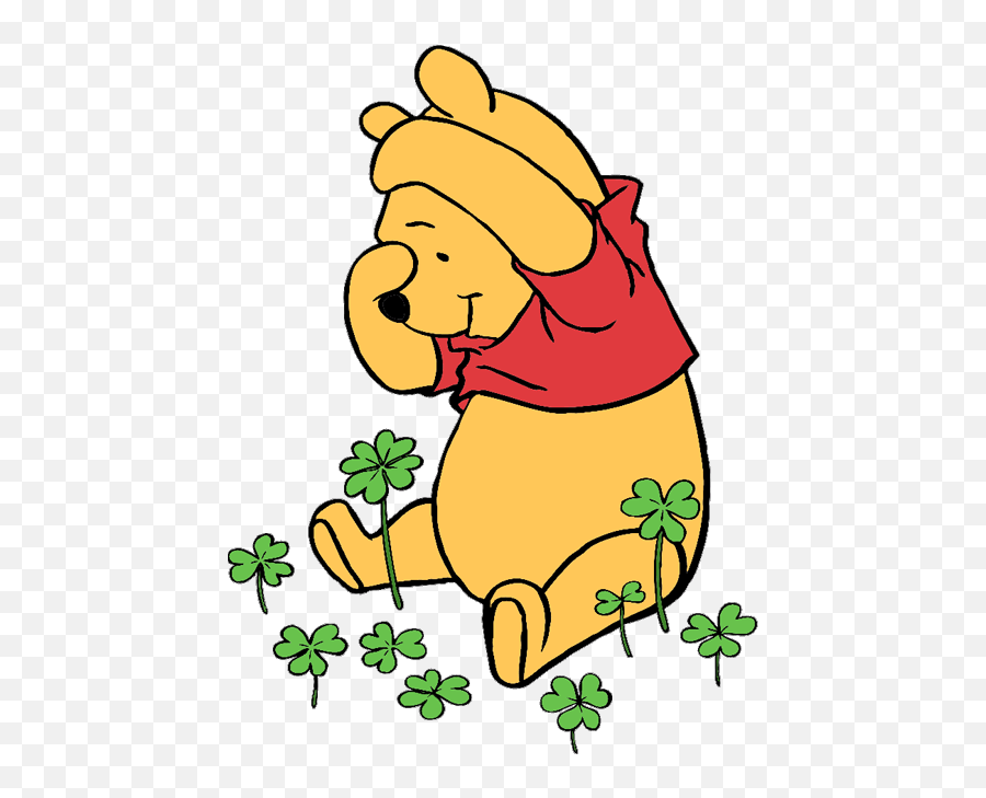 Saint Patricks Day Clipart Free Download On Clipartmag - Winnie The Pooh Clover Emoji,St Patrick's Day Emoji Art