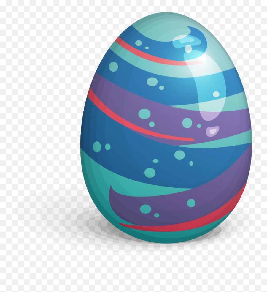 Red Easter Egg Clip Art - Easter Egg Png Emoji,Easter Emoticons Free