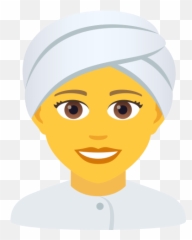 Emoji Mujer Usando Un Turbante - Emoji,Cruz Emoji