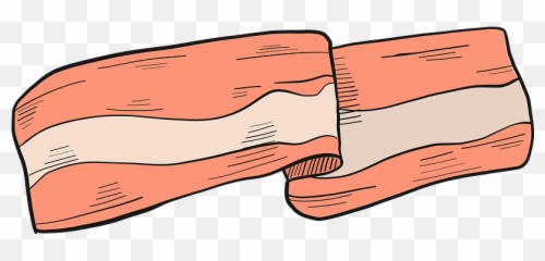 Bacon Slice Clipart - Art Emoji