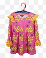 Simply Southern Toddler Ruffle Dress - Short Sleeve Emoji,Emoji Dress For Kids