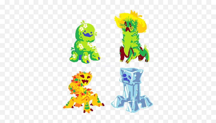 Creeper - Cartoon Emoji,Creeper Emoji