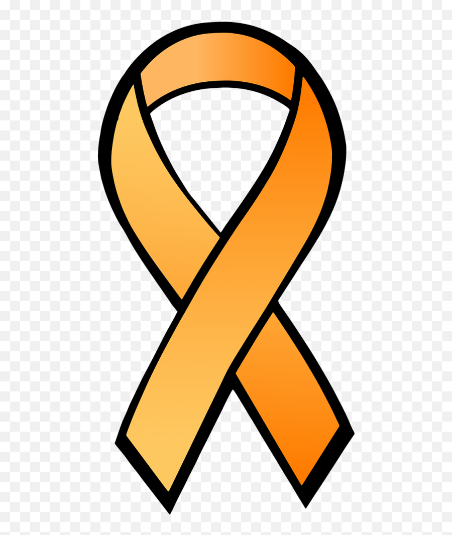 Ribbon Satin Orange - Clip Art Transparent Pink Ribbon Emoji,Yellow Ribbon Emoji