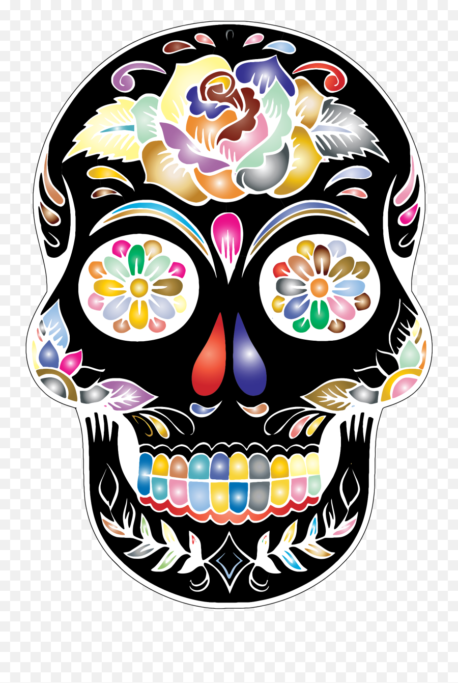 Day Of The Dead Skeleton Png U0026 Free Day Of The Dead Skeleton - Day Of The Dead Calavera Transparent Emoji,Sugar Skull Emoji