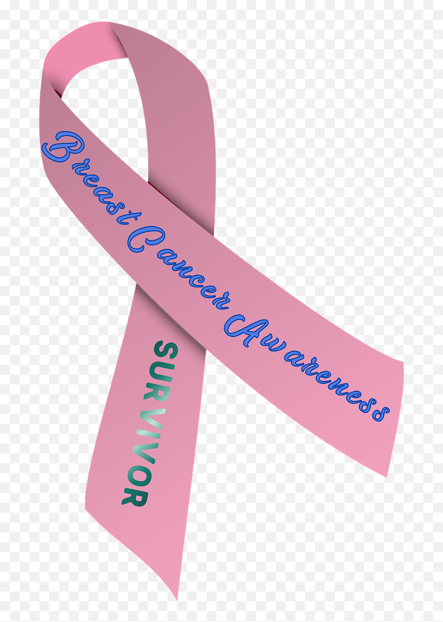 Cancer Ribbon Breast Awareness Survivor - Pink And Purple Ribbon Emoji,Breast Cancer Emoji