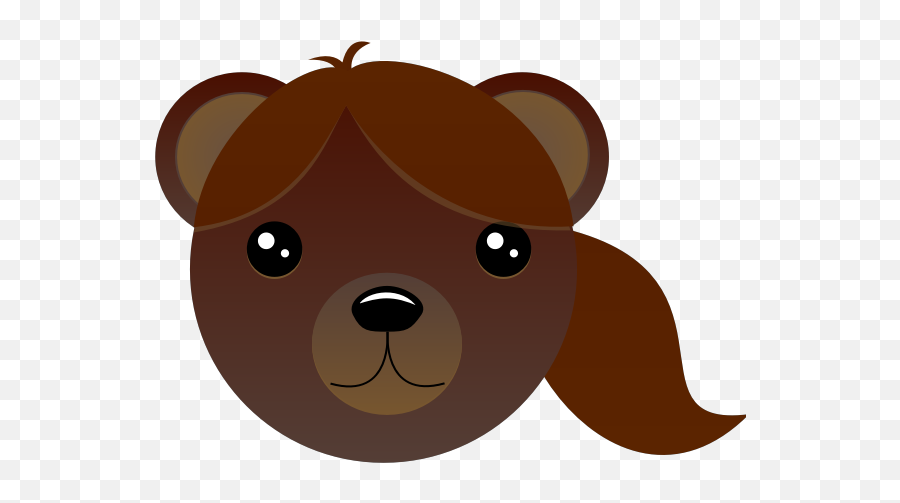 Brown Bear - Female Teddy Bears Cartoon Emoji,Bear Emoticon