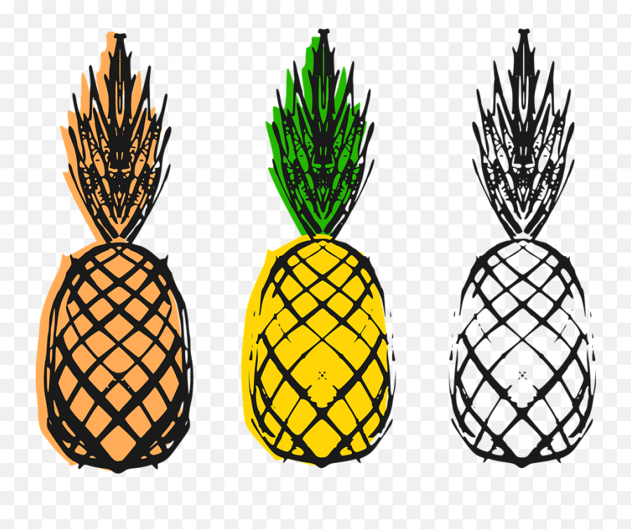 Free Pineapple Fruit Illustrations Emoji,Proud Emoticon