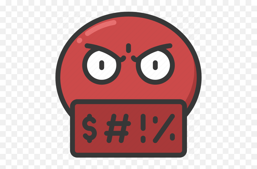 Emoji - Cursing Emoji Vector,Cursing Emoji