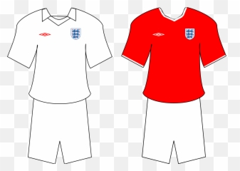 Englands Herrelandslag I Fotball - Football Kit Template Emoji