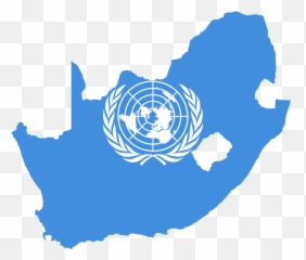 Flag Map Of South Africa - United Nations India Emoji