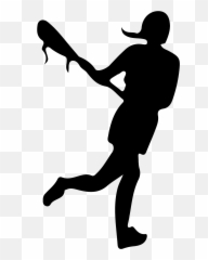 Lacrosse Sticks Ball - Lacrosse Player Silhouette Emoji,Lacrosse Stick Emoji