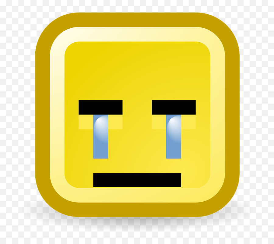 Free Crying Cry Vectors - Emoji Niña Triste,Crying Emoji