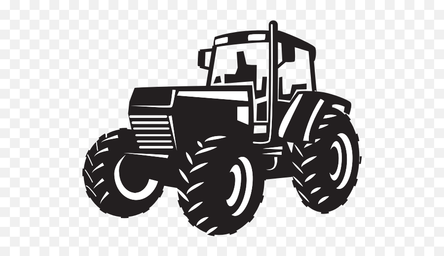 Tractor Silhouette Clip Art - Tractor Clipart Png Emoji,Emoticons Flip Off