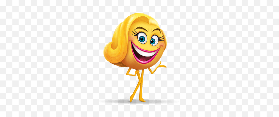 Smiler Emoji Movie Character - Emoji Movie Png,Girl Waving Emoji