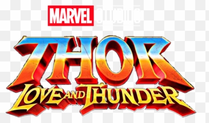 Thor Love And Thunder Logo Marvel Studios Thor4 Freeto - Graphic Design Emoji,Thunder Emoji