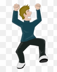 Happy Celebrate Male - People Celebrating Png Cartoon Emoji,Male Dancer Emoji