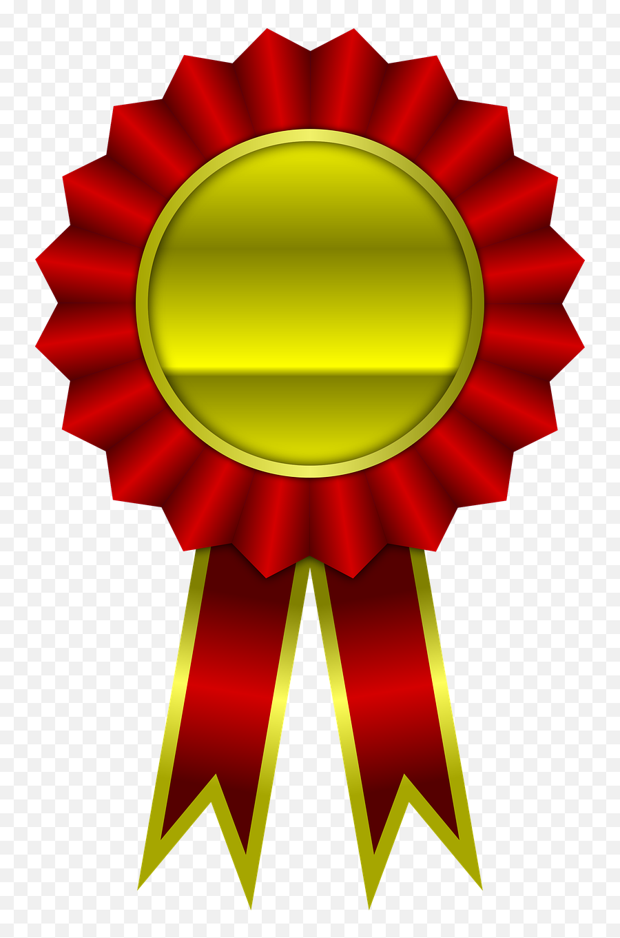 Award Red Ribbon Winner Achievement - Achievement Clipart Emoji,Gold Ribbon Emoji