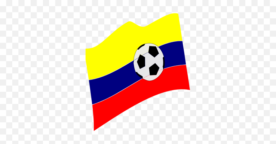Vector Image Of Modified Flag Of Colombia - Bandera De Colombia Con Balon Emoji,Colombian Flag Emoji