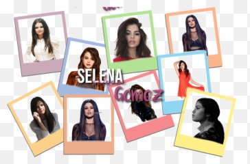 Selena Gomez Freetoedit Polaroid - Collage Emoji,Selena Emoji
