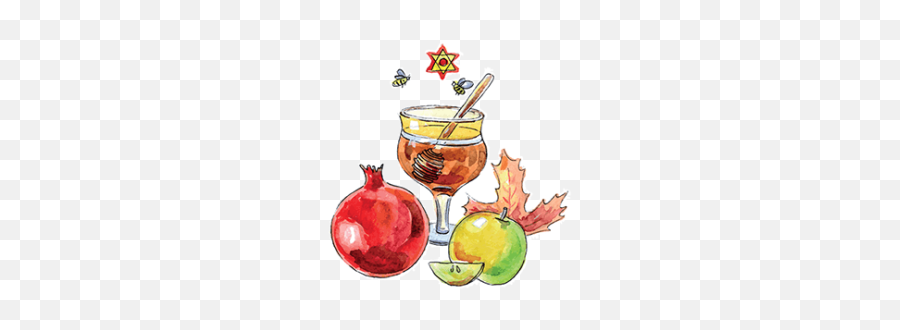 Search For - Rosh Hashanah Watercolor Emoji,Rosh Hashanah Emoji