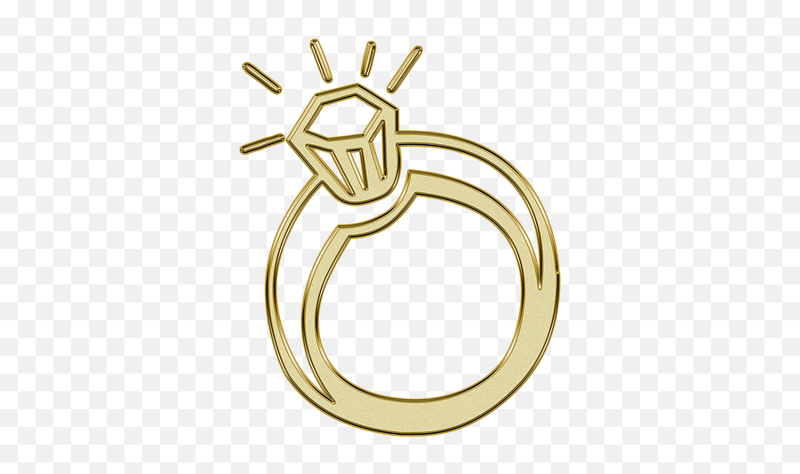 Ring Gold Golden - Ring Emoji,Wedding Ring Emoji