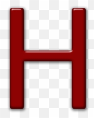Letter H Icons No Attribution - Red Capital Letters Emoji