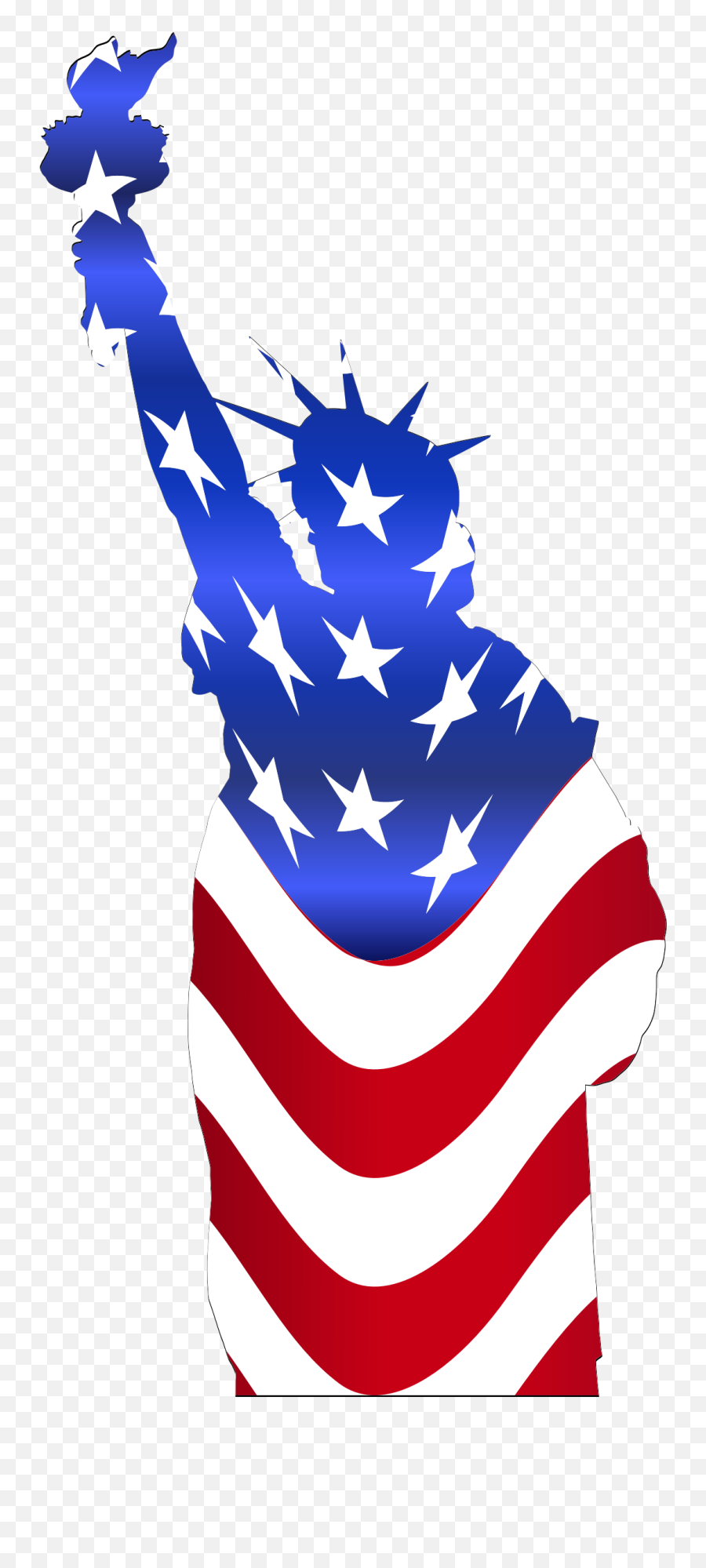 Park Clipart Statue Park Statue - Transparent Statue Of Liberty Silhouette Emoji,Flag Party Liberty 4 Emoji