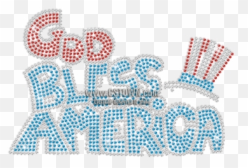 God Bless America Top Hat Iron On Rhinestone Transfer Decal - Creative Arts Emoji,Top Hat Emoji