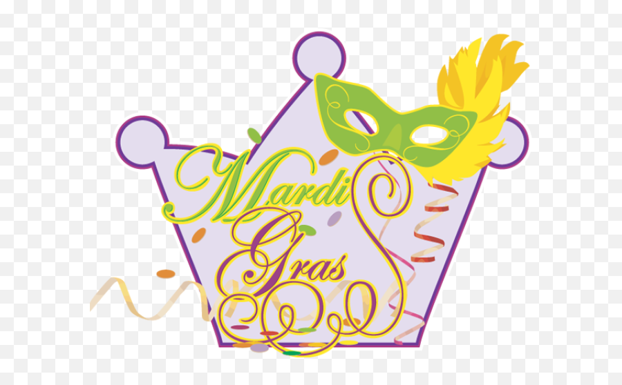 Mardi Gras Clip Art 3 - Clipartix Clip Art Emoji,Mardi Gras Emoji
