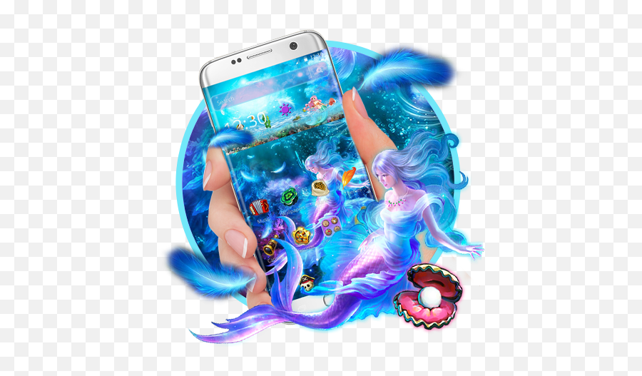 Undersea Mermaid Launcher - App Su Google Play Fond D Écran Sirène Emoji,Mermaid Emoji Android