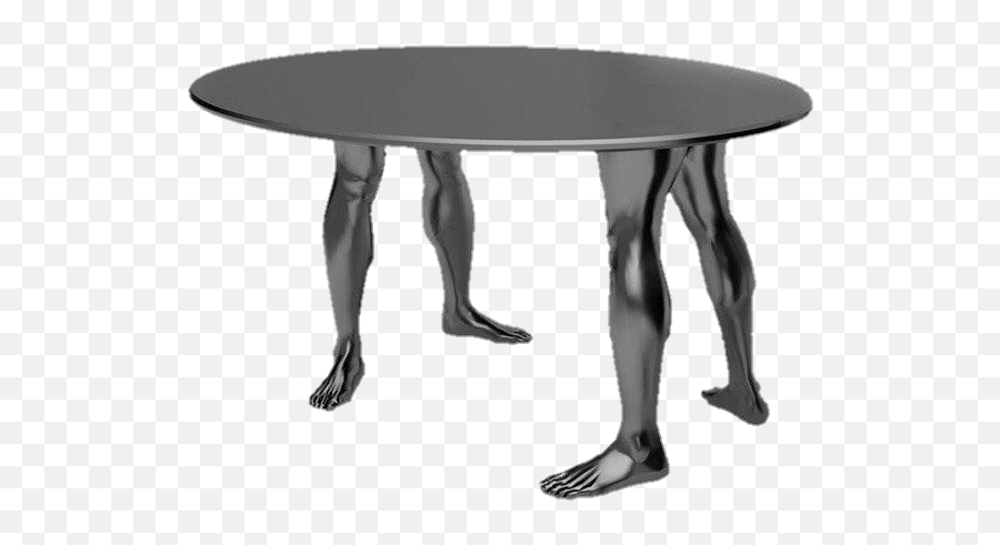 Table - Table With Human Legs Emoji,Emoji Candy Table