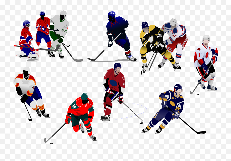 Hockey Team Clipart - Vector Hockey Player Emoji,Ice Hockey Emoji