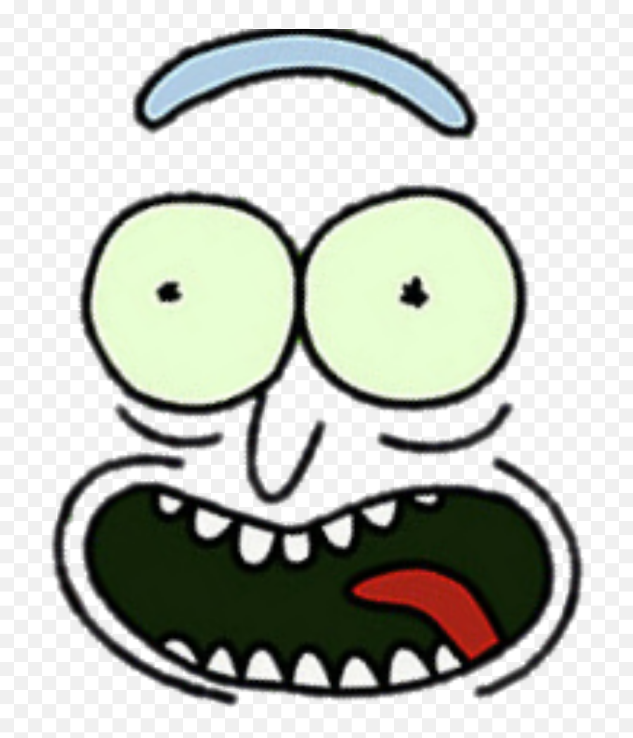 Pickle Rick Face Transparent Free - Pickle Rick Face Png Emoji,Rick And Morty Discord Emoji