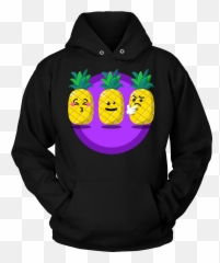 confused emoticon png - Funny Cartoon Fruit Feeling Mood Dig Dug Hoodie Emoji