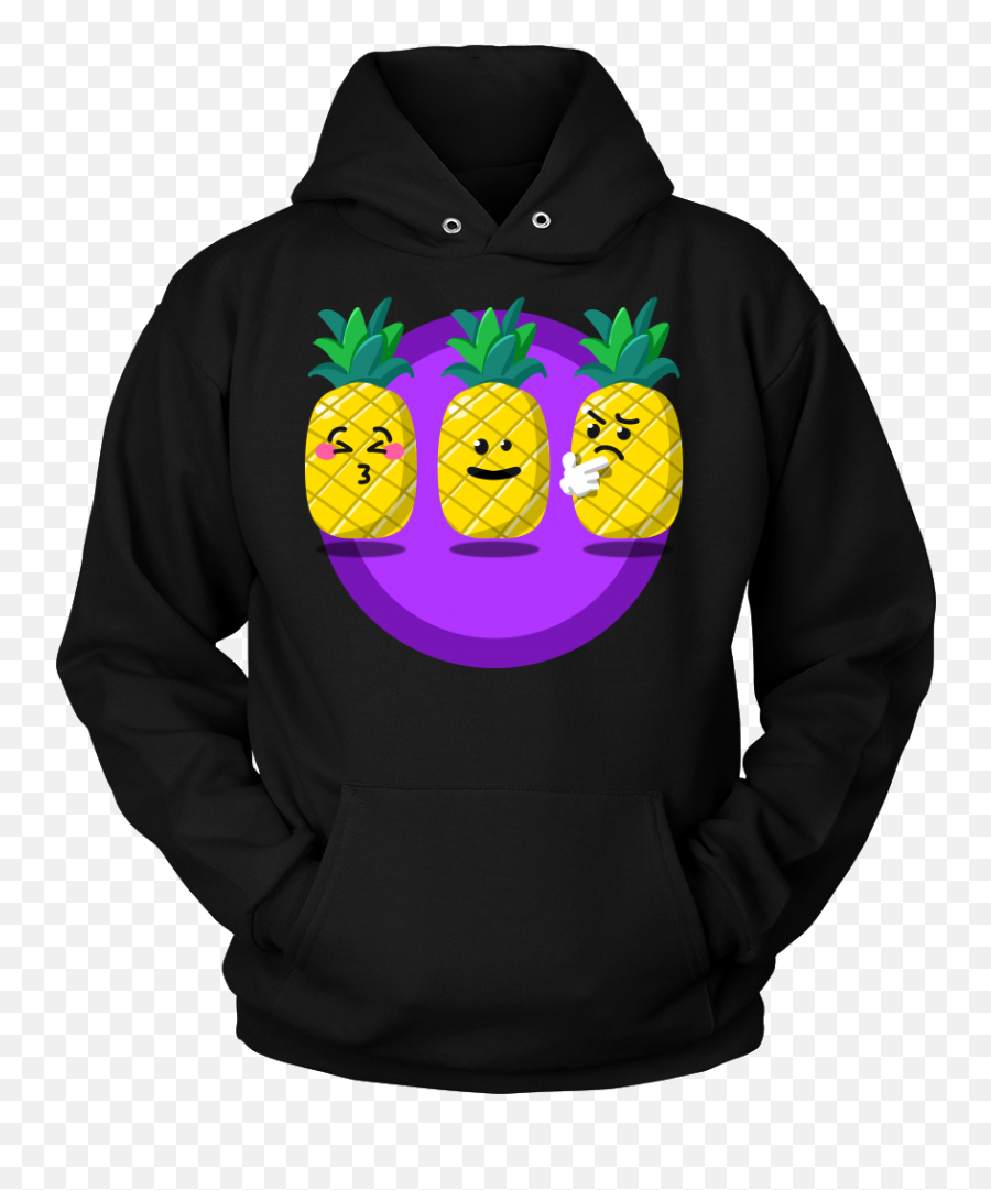 Confused Emoticon Png - Funny Cartoon Fruit Feeling Mood Dig Dug Hoodie Emoji,Fruit Emoticon