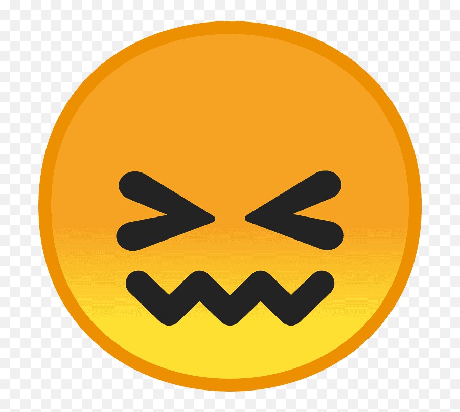 Confounded Face Emoji Clipart Free Download Transparent - Emoji,Emojis Png