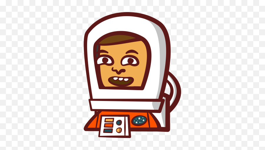 Astronaut Avatar Science Space Icon - Happy Emoji,Astronaut Emoji