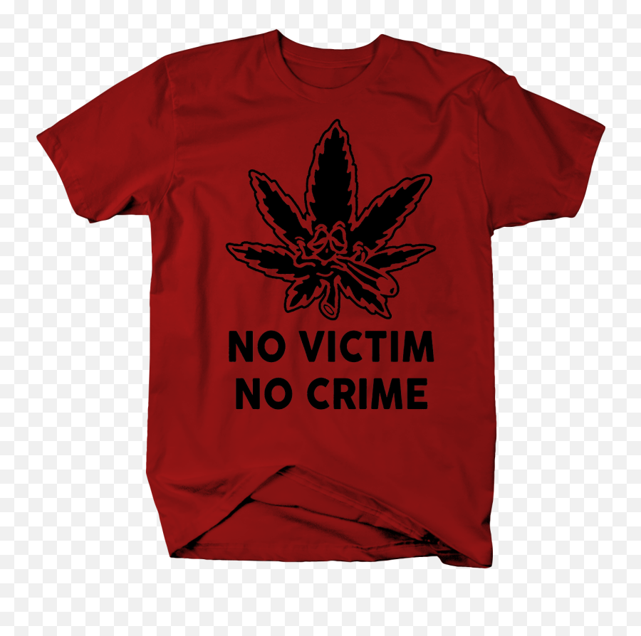 No Victim No Crime Legalize Marijuana Tshirt Ebay - Short Sleeve Emoji,Marijuana Leaf Emoji