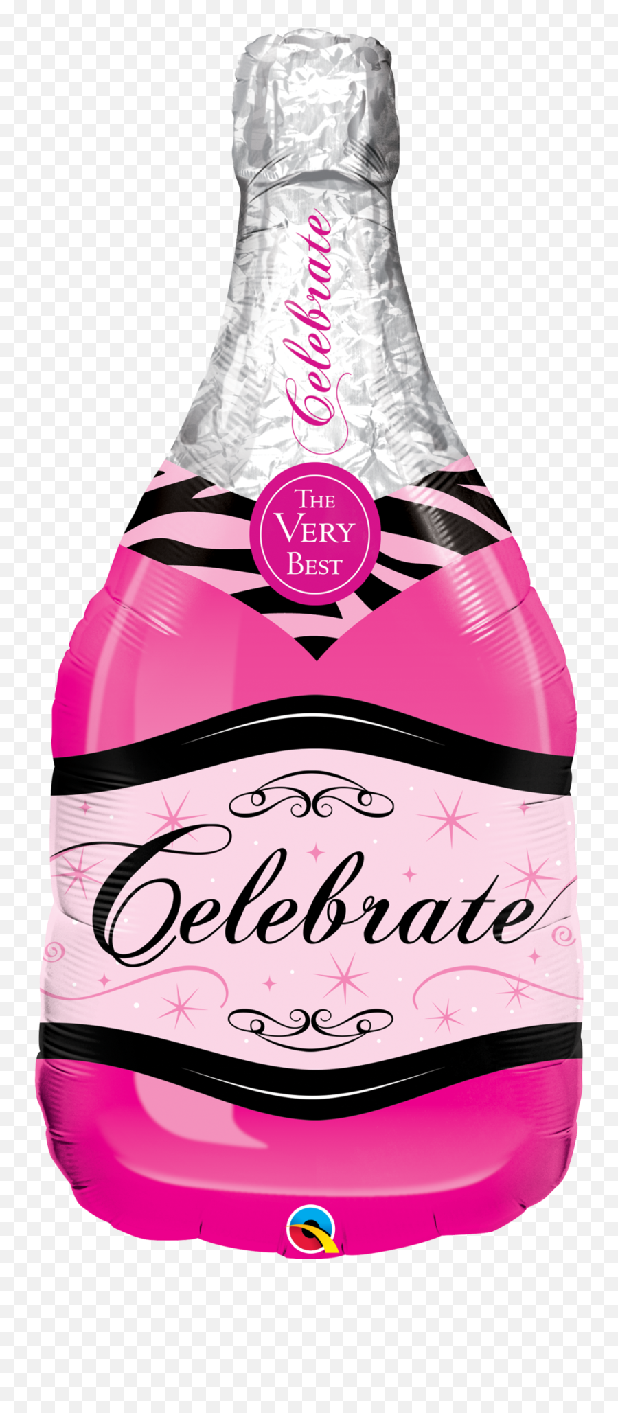 Pink Champagne Bottle U2014 Gifts And Party Emoji,Champagne Bottle Emoji
