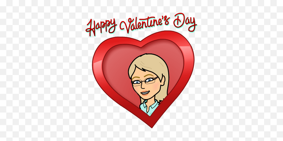 Happy Valentines Everyone From My Favorite Bitmojis - Heart Emoji,Valentine Emojis