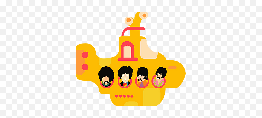 Music Crafty Fun Parties - Yellow Submarine The Beatles Vector Emoji,How To Get Emoji Love On Musically