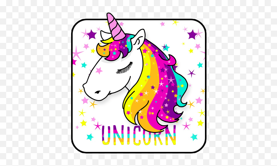 Rainbow Unicorn Keyboard - Unicorn Sticker Clipart Emoji,Unicorn Emoji Keyboard