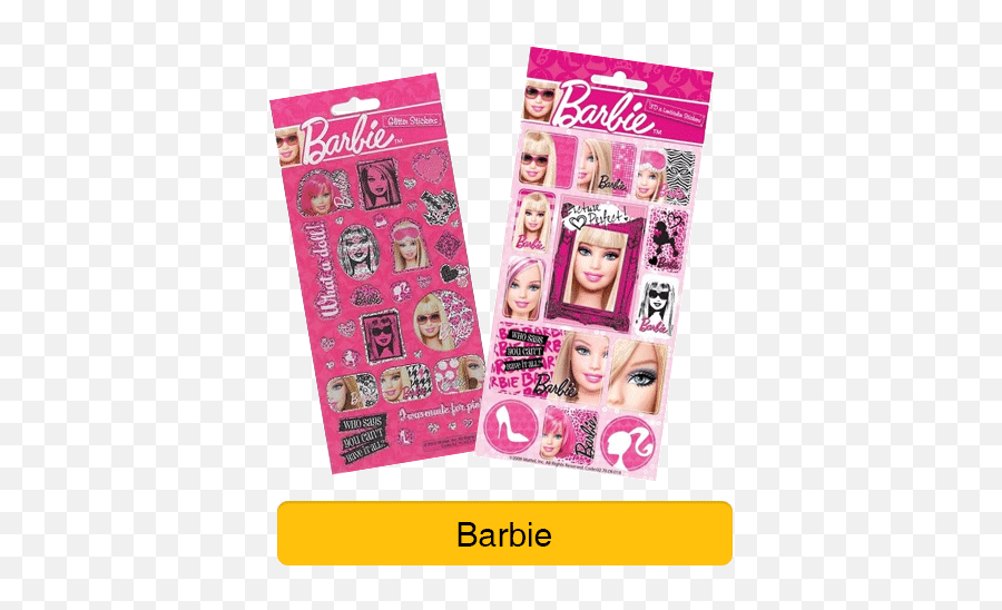 Character Stickers U2014 Edu0027s Party Pieces - For Women Emoji,Barbie Emoji