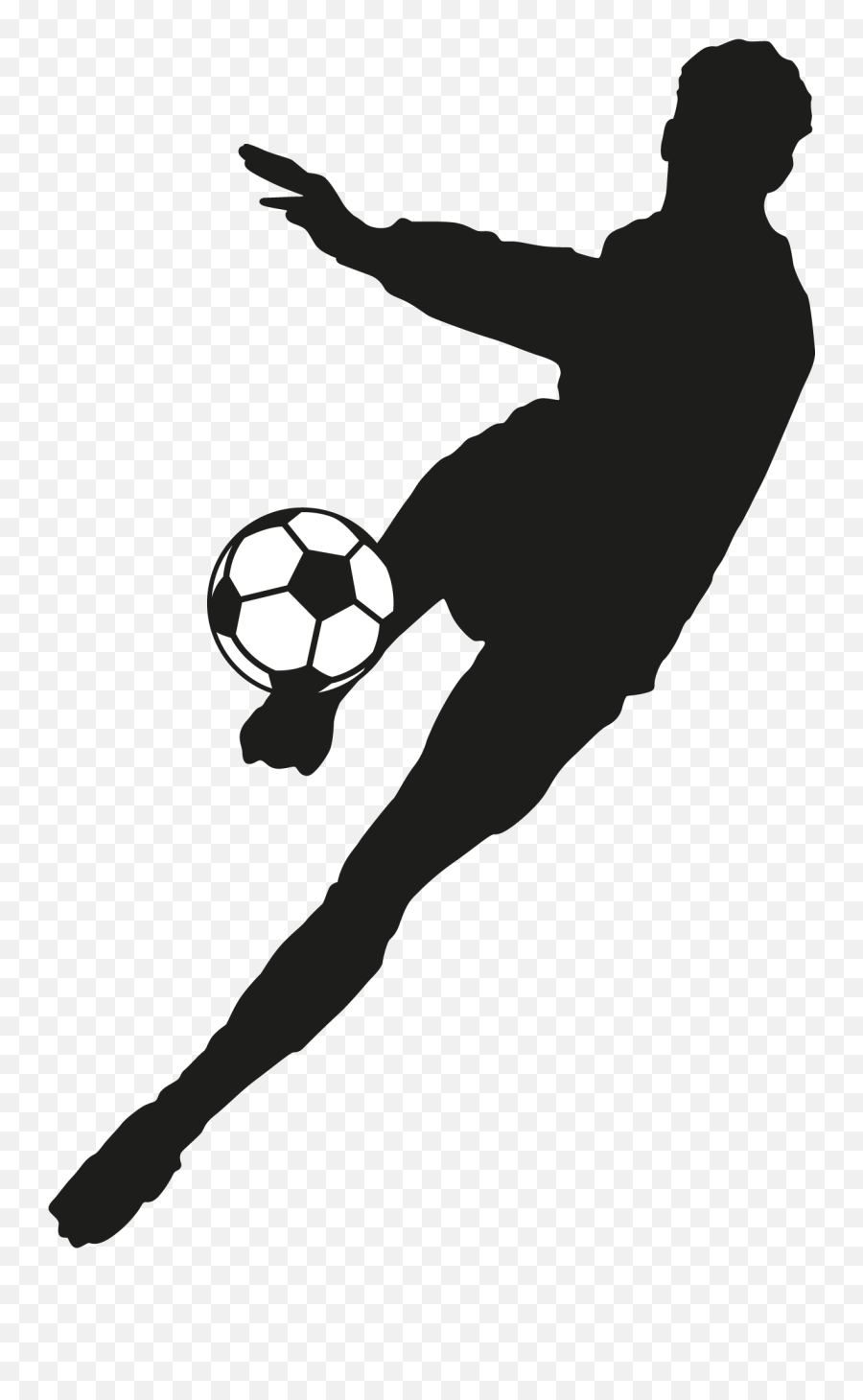 Football Player Silhouette - Football Player Silhouette Png Emoji,Football Player Emoji