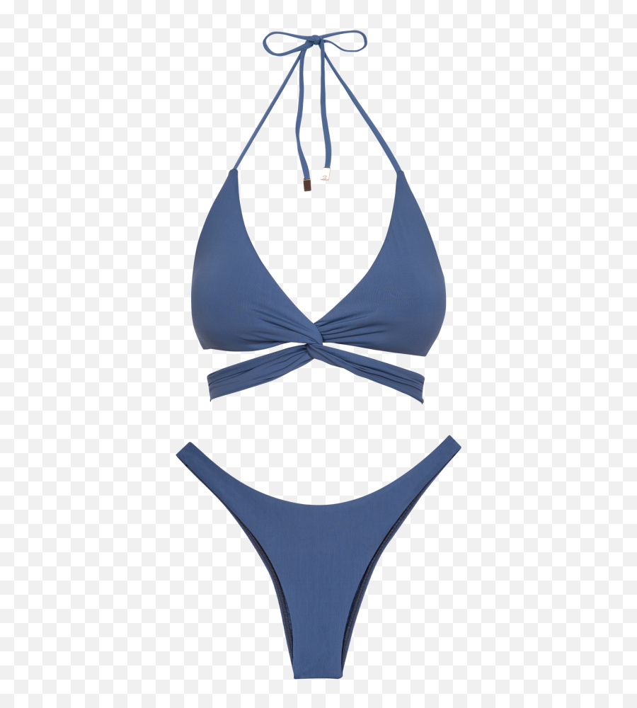 Navy Blue Bikini Bottoms - Halterneck Emoji,Emoji Bathing Suit